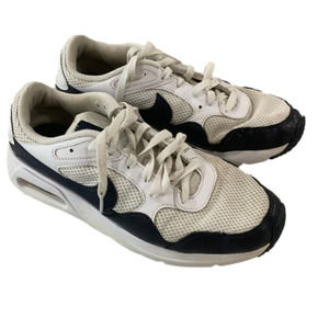 NIKE Air, white and navy, size 8.5, great pre-owned condition